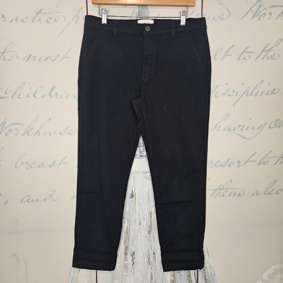 NWT Current/Elliott The Confidant Pants Black Size 30 $198 - Picture 2 of 12